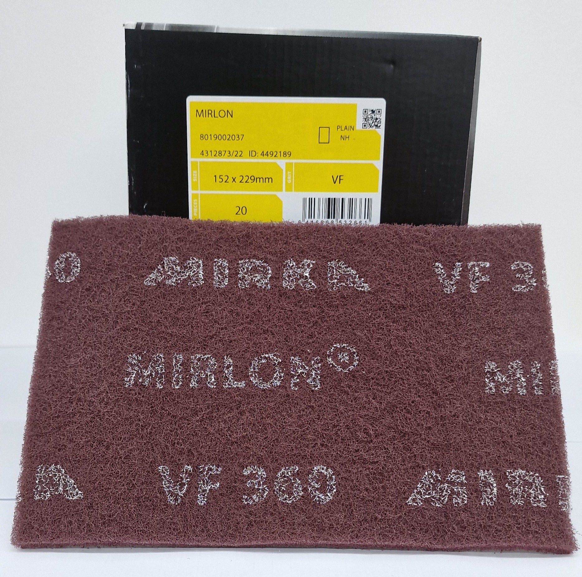 Mirka Mirlon Pads VF 152 x 229mm 350 Red (20 per box)