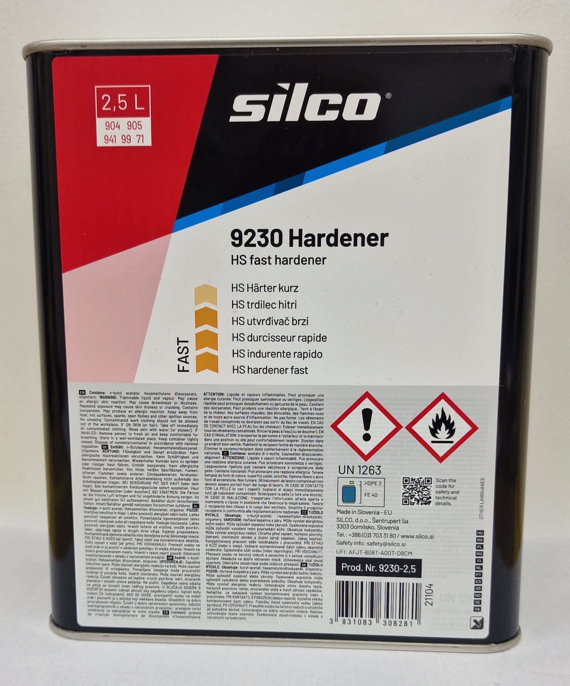 Silco 2.5 LTR 9230 Hardener Fast